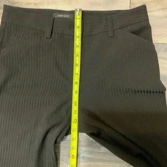 Karen Kane black striped dress pants stretchy women’s size 6 - Picture 5 of 7